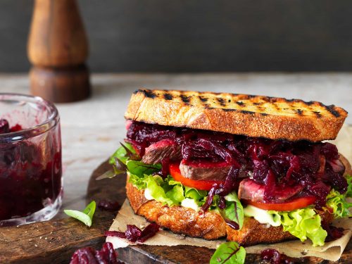 Caramelised Onion And Beetroot Relish