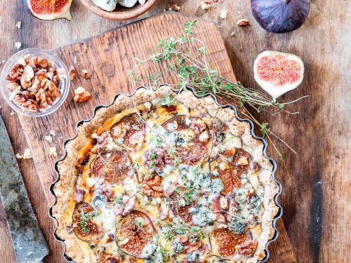 Tart With Figs And Blue Cheese