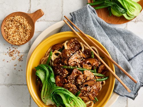 Miso And Maple Pork Udon Noodles