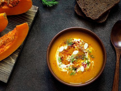 Roasted Pumpkin And Carrot Soup