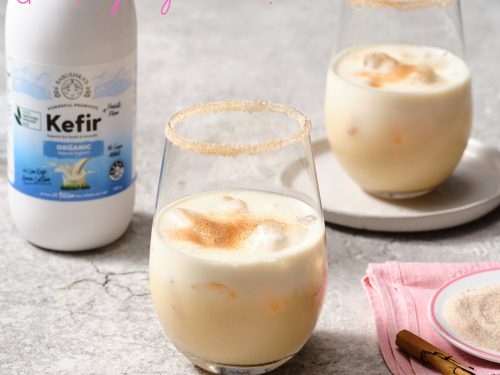 Babushka’s Apple Pie Kefir Mocktail