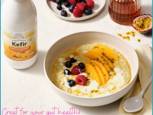 Overnight Probiotic Honey Oats