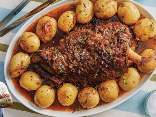 Chef Alejandro’s Greek-Style Lamb Shoulder