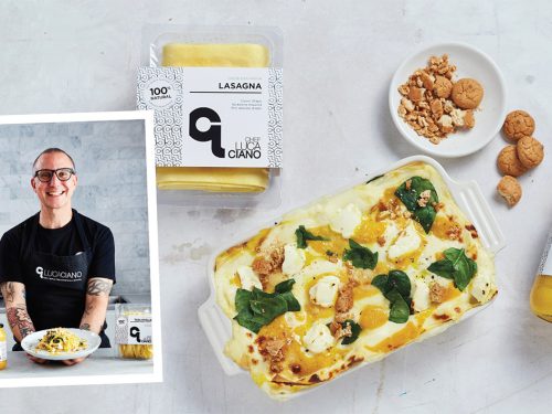 Chef Luca Ciano’s Pumpkin & Amaretti Lasagna