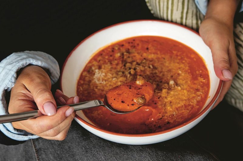 Elizabeth Hewson's soup for exhausted people
