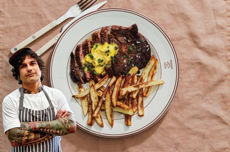 Chef Alejandro's Grass-Fed Sirloin Steak and Chips